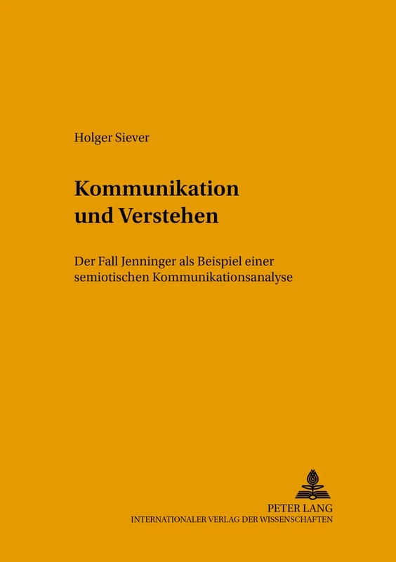 Kommunikation Und Verstehen: Der Fall Jenninger ALS Beispiel Einer Semiotischen Kommunikationsanalyse: 29 (Ftsk. Publikationen Des Fachbereichs Translations-, Sprach-) - Image 1
