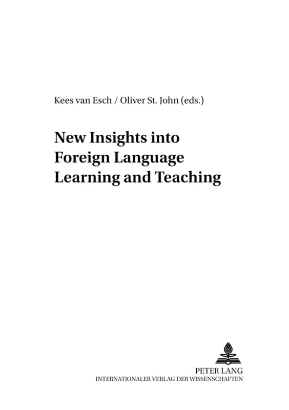 New Insights into Foreign Language Learning and Teaching: 9 (Foreign Language Teaching in Europe)