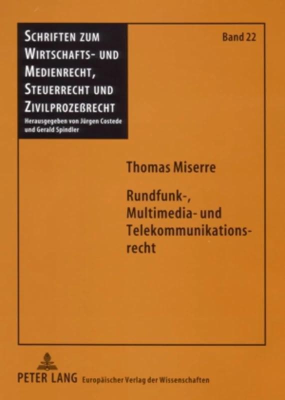 Rundfunk-, Multimedia- Und Telekommunikationsrecht: Abgrenzung Der Anwendungsbereiche Von Art. 5 I 2 Gg, Rundfunkstaatsvertrag, Teledienstegesetz, ... Und Medienrecht, Steuerrecht Und)