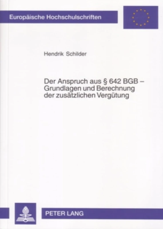 Der Anspruch Aus 642 BGB - Zusaetzliche Verguetung