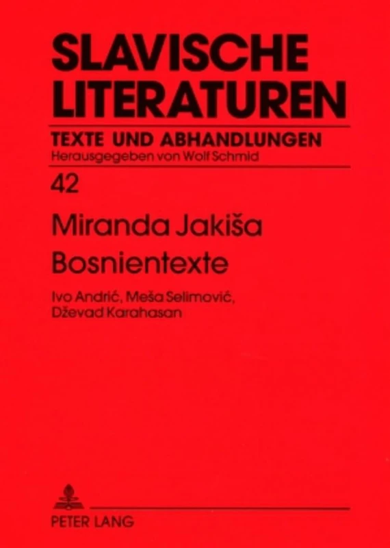 Bosnientexte: Ivo Andric, Mesa Selimovic, Dzevad Karahasan: 42 (Slavische Literaturen) - Image 1