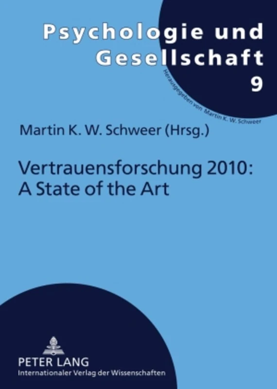 Vertrauensforschung 2010: A State of the Art: 9 (Psychologie Und Gesellschaft) - Image 1