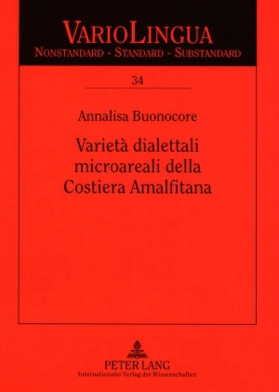 Varietà dialettali microareali della Costiera Amalfitana: 34 (Variolingua. Nonstandard - Standard - Substandard) - Image 1