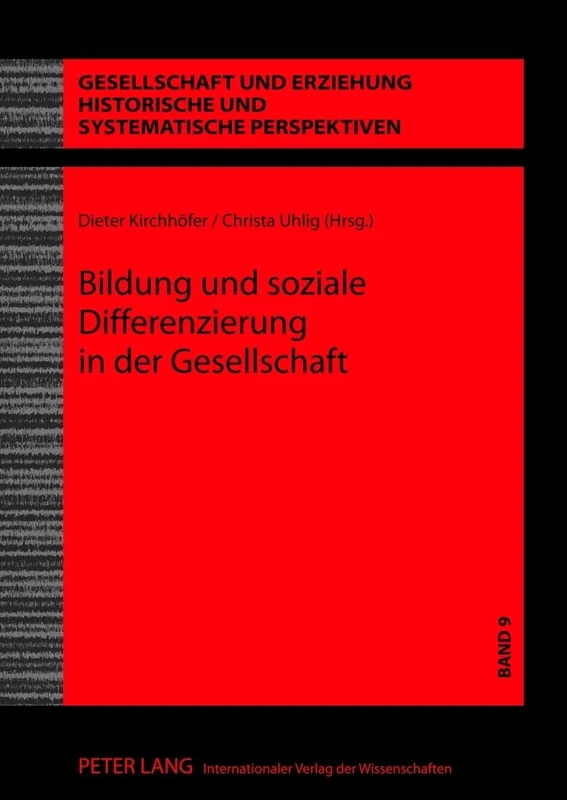 Bildung Und Soziale Differenzierung in Der Gesellschaft: 9 (Gesellschaft Und Erziehung) - Image 1