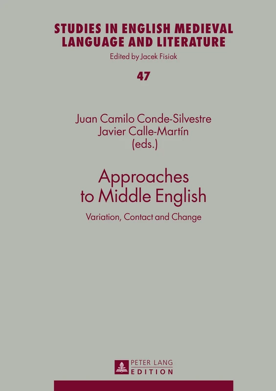 Approaches to Middle English: Variation, Contact and Change: 47 (Studies in English Medieval Language and Literature)