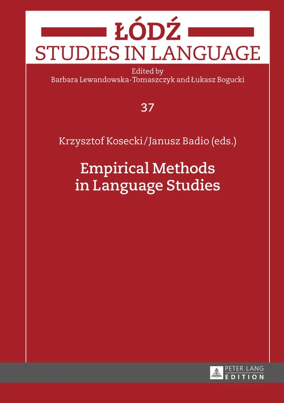 Empirical Methods in Language Studies: 37 (Lodz Studies in Language) - Image 1