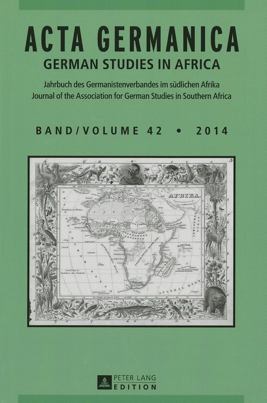 Acta Germanica: German Studies In Africa: 42
