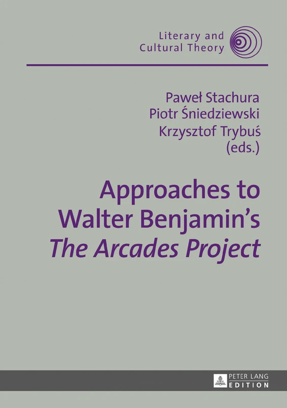 Approaches to Walter Benjamin’s «The Arcades Project»: 52 (Literary & Cultural Theory)