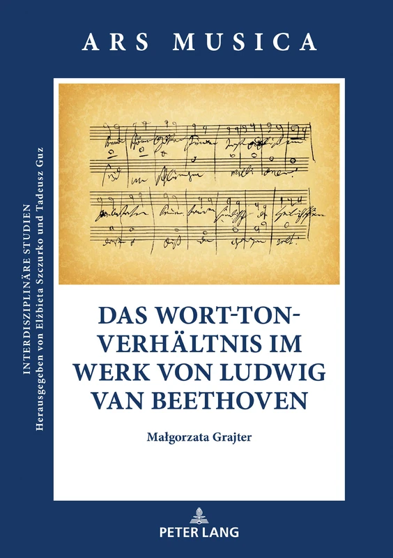 Das Wort-Ton-Verhältnis im Werk von Ludwig van Beethoven: 6 (Ars Musica. Interdisziplinaere Studien) - Image 1