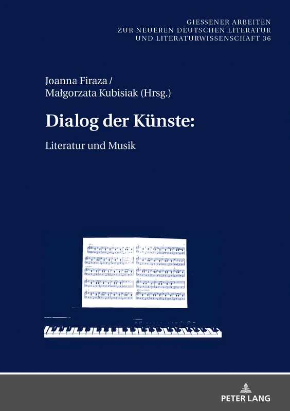 Dialog der Künste:: : Literatur und Musik: 36 (Gießener Arbeiten Zur Neueren Deutschen Literatur Und Litera)