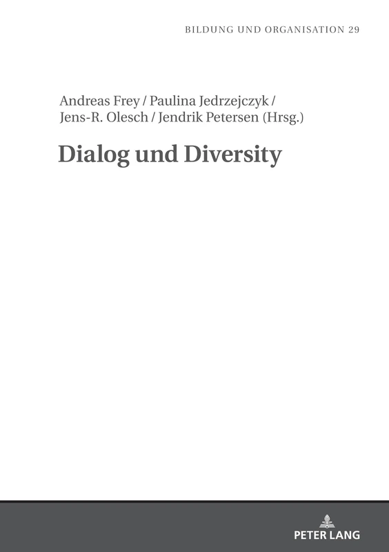 Dialog und Diversity: 29 (Bildung Und Organisation) - Image 1