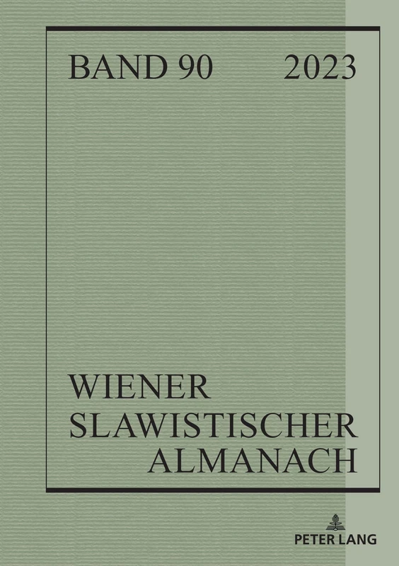 Wiener Slawistischer Almanach Band 90/2023 - Image 1