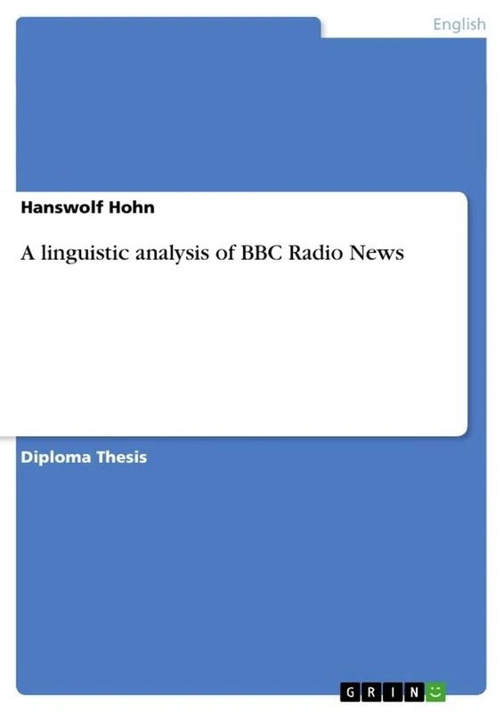 A linguistic analysis of BBC Radio News - Image 1