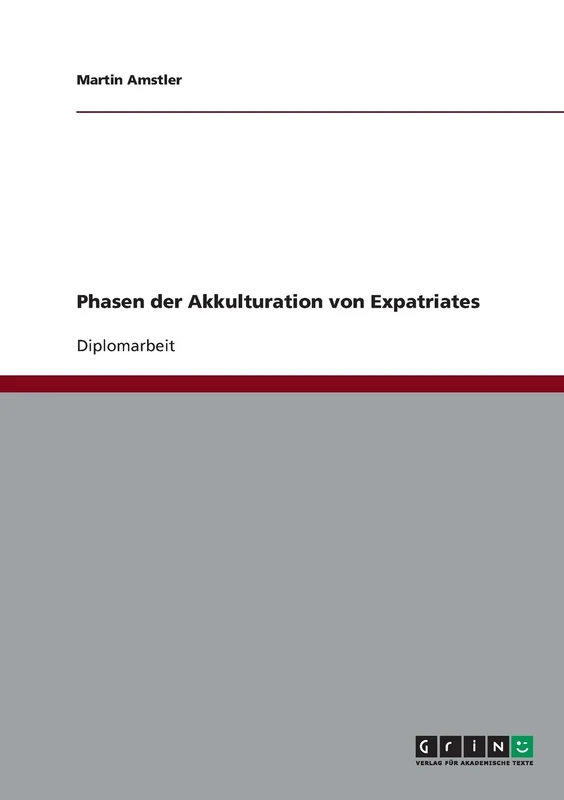 Phasen der Akkulturation von Expatriates