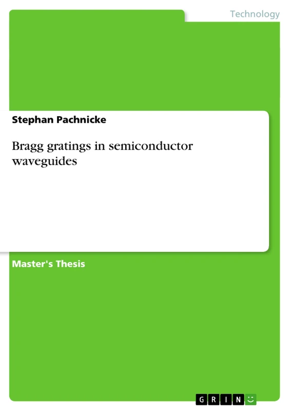 Bragg gratings in semiconductor waveguides - Image 1