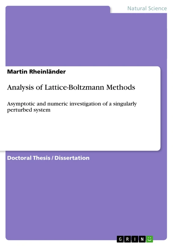 GRIN Verlag Analysis of Lattice-Boltzmann Methods - Mathematics