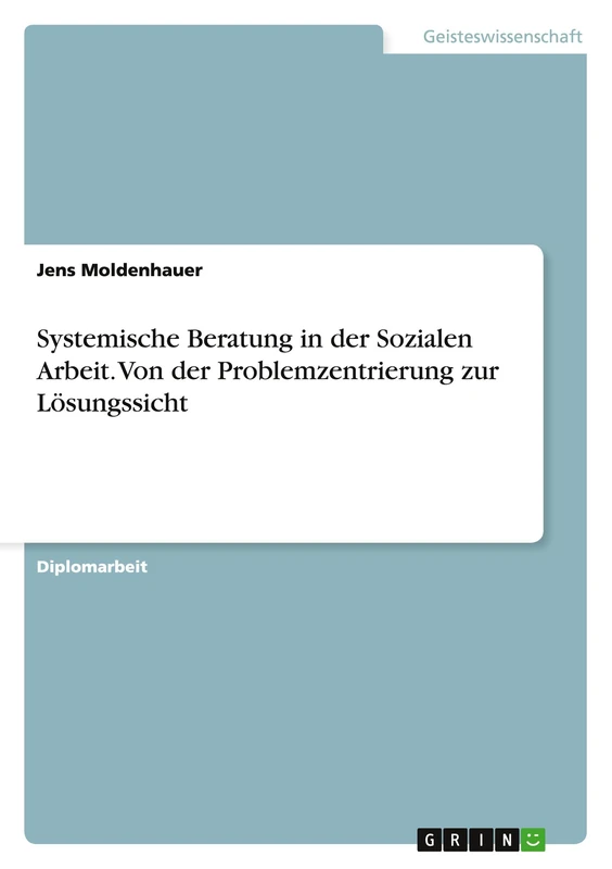 Systemische Beratung in der Sozialen Arbeit. Von der Problemzentrierung zur Lösungssicht