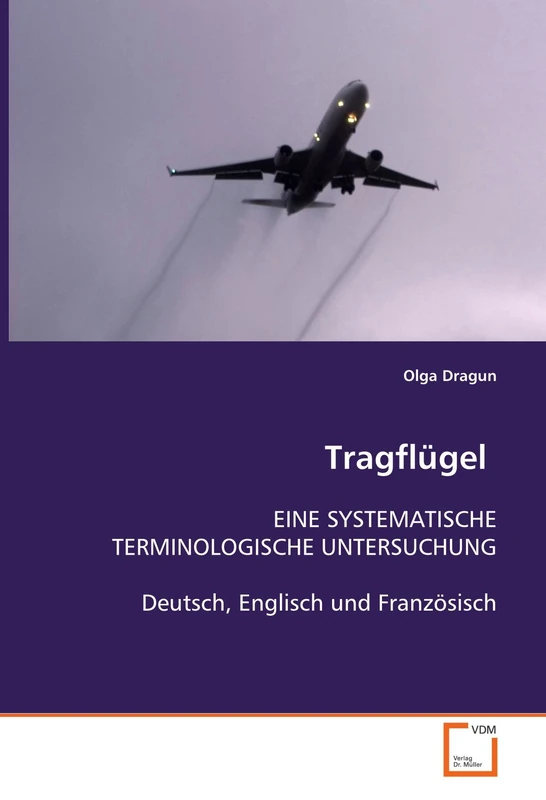 Tragflügel: EINE SYSTEMATISCHE TERMINOLOGISCHE UNTERSUCHUNG Deutsch, Englisch und Französisch