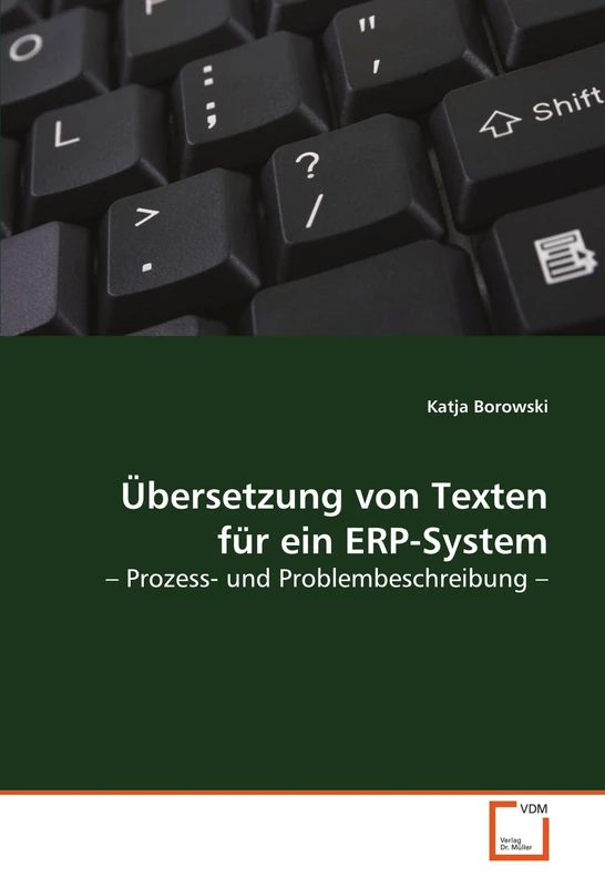 Übersetzung von Texten für ein ERP-System: ¿ Prozess- und Problembeschreibung ¿ - Image 1