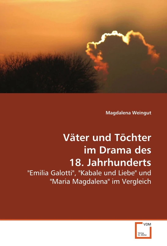 Väter und Töchter im Drama des 18. Jahrhunderts: "Emilia Galotti", "Kabale und Liebe" und "Maria Magdalena" im Vergleich