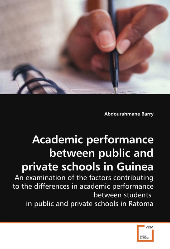 Academic performance between public and private schools in Guinea