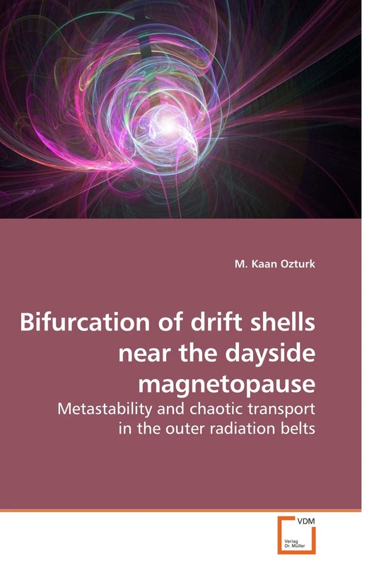 Bifurcation of drift shells near the dayside magnetopause: Metastability and chaotic transport in the outer radiation belts