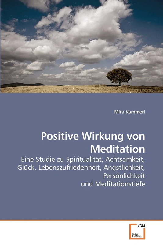 Positive Wirkung von Meditation: Eine Studie zu Spiritualität, Achtsamkeit, Glück, Lebenszufriedenheit, Ängstlichkeit, Persönlichkeit und Meditationstiefe