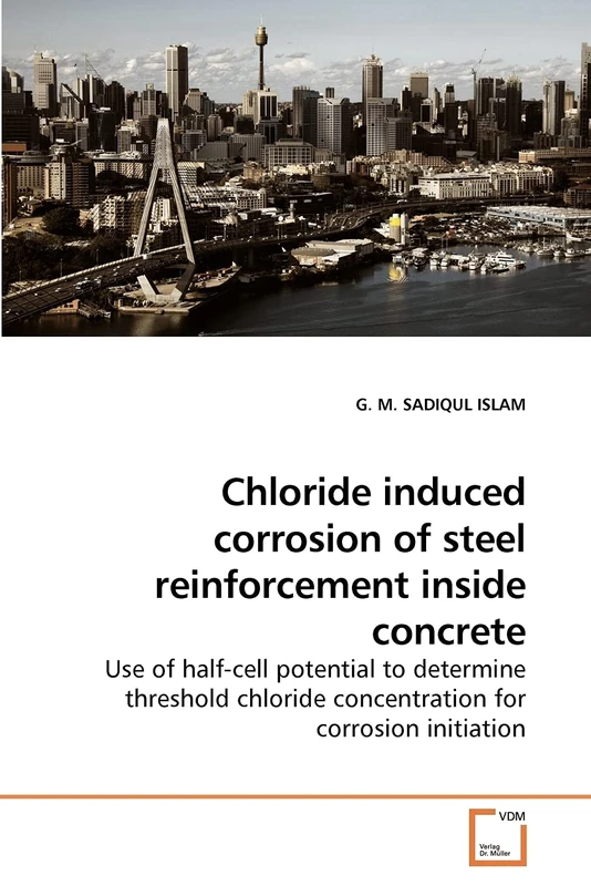 Chloride induced corrosion of steel reinforcement inside concrete: Use of half-cell potential to determine threshold chloride concentration for corrosion initiation