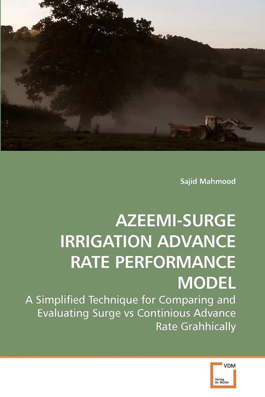 AZEEMI-SURGE IRRIGATION ADVANCE RATE PERFORMANCE MODEL: A Simplified Technique for Comparing and Evaluating Surge vs Continious Advance Rate Grahhically - Image 1