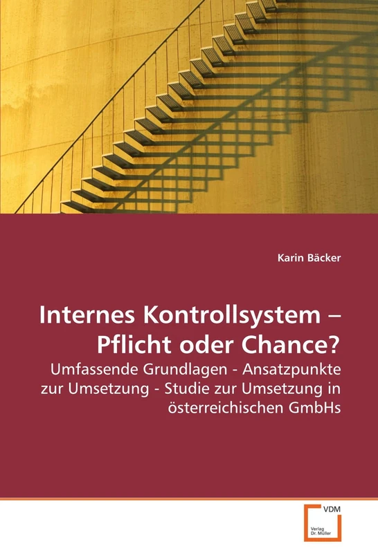 Internes Kontrollsystem ? Pflicht oder Chance?: Umfassende Grundlagen - Ansatzpunkte zur Umsetzung - Studie zur Umsetzung in österreichischen GmbHs