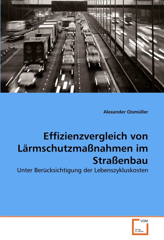 Effizienzvergleich von Lärmschutzmaßnahmen im Straßenbau: Unter Berücksichtigung der Lebenszykluskosten