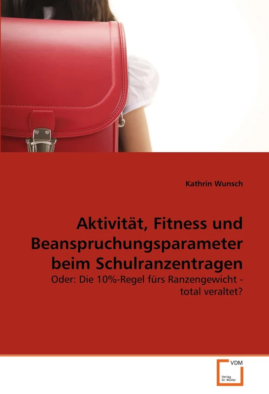 Aktivität, Fitness und Beanspruchungsparameter beim Schulranzentragen: Oder: Die 10%-Regel fürs Ranzengewicht - total veraltet? - Image 1