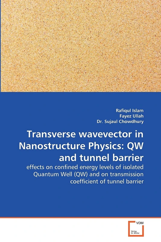 Transverse wavevector in Nanostructure Physics: QW and tunnel barrier: effects on confined energy levels of isolated Quantum Well (QW) and on transmission coefficient of tunnel barrier