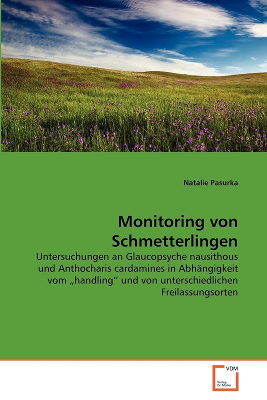 Monitoring von Schmetterlingen: Untersuchungen an Glaucopsyche nausithous und Anthocharis cardamines in Abhängigkeit vom ?handling? und von unterschiedlichen Freilassungsorten - Image 1