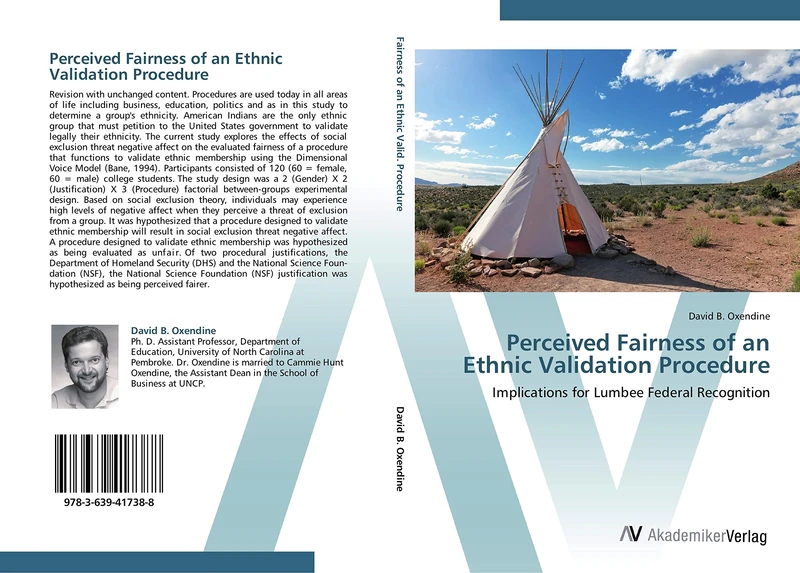 Perceived Fairness of an Ethnic Validation Procedure: Implications for Lumbee Federal Recognition