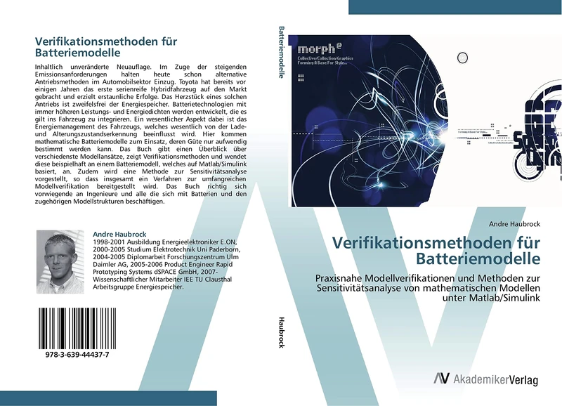 Verifikationsmethoden für Batteriemodelle: Praxisnahe Modellverifikationen und Methoden zur Sensitivitätsanalyse von mathematischen Modellen unter Matlab/Simulink - Image 1