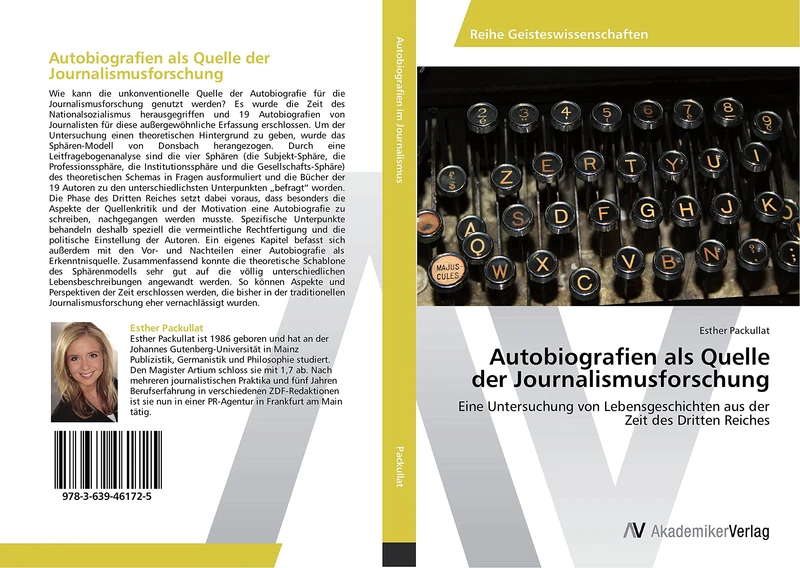 Autobiografien als Quelle der Journalismusforschung: Eine Untersuchung von Lebensgeschichten aus der Zeit des Dritten Reiches - Image 1
