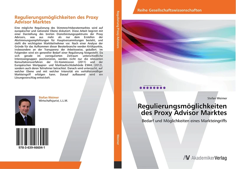 Regulierungsmöglichkeiten des Proxy Advisor Marktes: Bedarf und Möglichkeiten eines Markteingriffs - Image 1