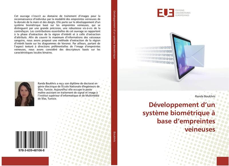 Développement d’un système biométrique à base d’empreintes veineuses (Omn.Univ.Europ.) - Image 1
