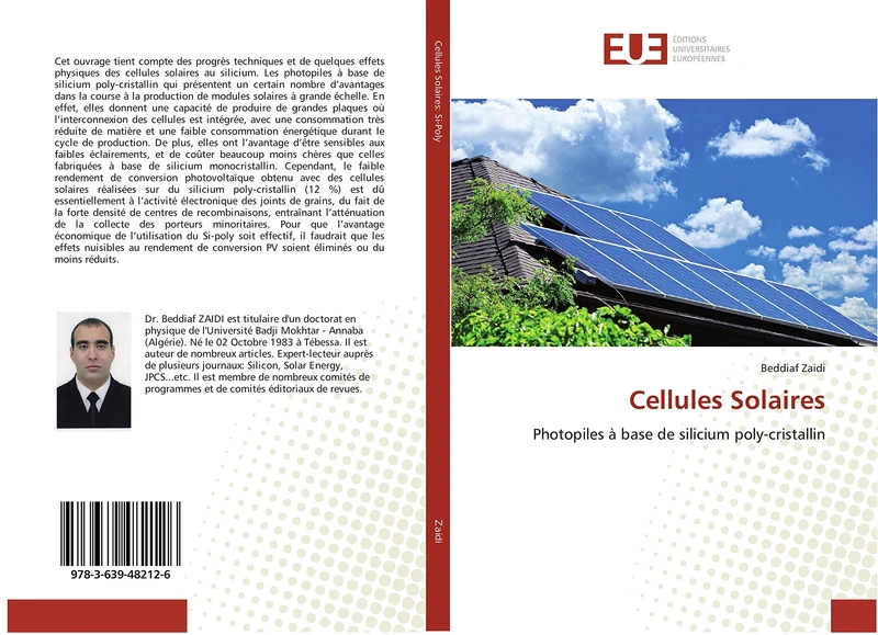 Cellules Solaires: Photopiles à base de silicium poly-cristallin (Omn.Univ.Europ.) - Image 1