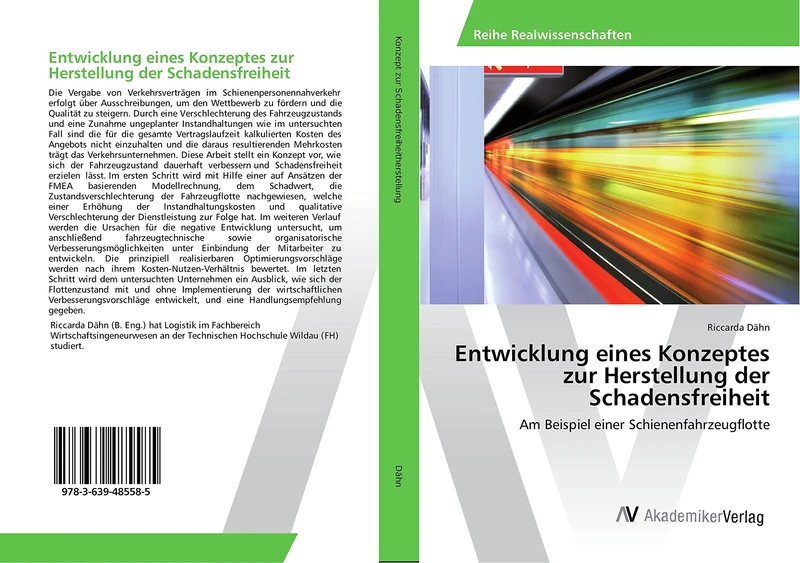 Entwicklung eines Konzeptes zur Herstellung der Schadensfreiheit: Am Beispiel einer Schienenfahrzeugflotte - Image 1