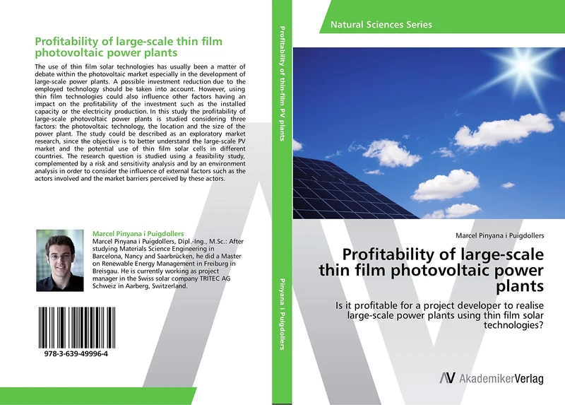 Profitability of large-scale thin film photovoltaic power plants: Is it profitable for a project developer to realise large-scale power plants using thin film solar technologies?