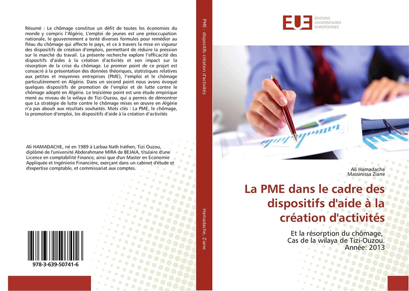 La PME dans le cadre des dispositifs d'aide à la création d'activités: Et la résorption du chômage, Cas de la wilaya de Tizi-Ouzou. Année: 2013 - Image 1