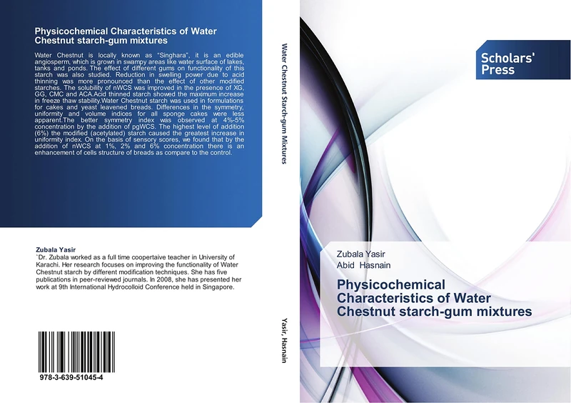 Physicochemical Characteristics of Water Chestnut starch-gum mixtures