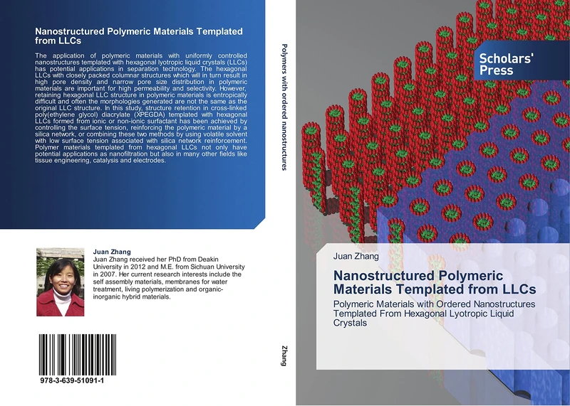 Nanostructured Polymeric Materials Templated from LLCs: Polymeric Materials with Ordered Nanostructures Templated From Hexagonal Lyotropic Liquid Crystals - Image 1