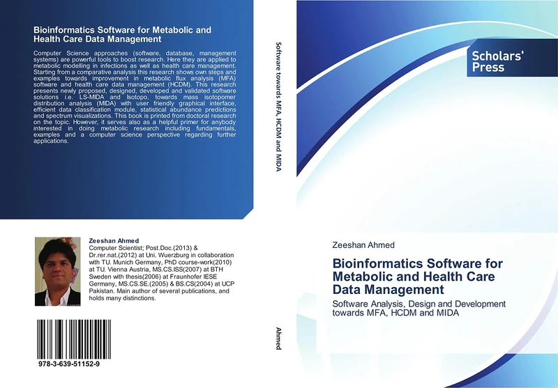 Bioinformatics Software for Metabolic and Health Care Data Management: Software Analysis, Design and Development towards MFA, HCDM and MIDA - Image 1