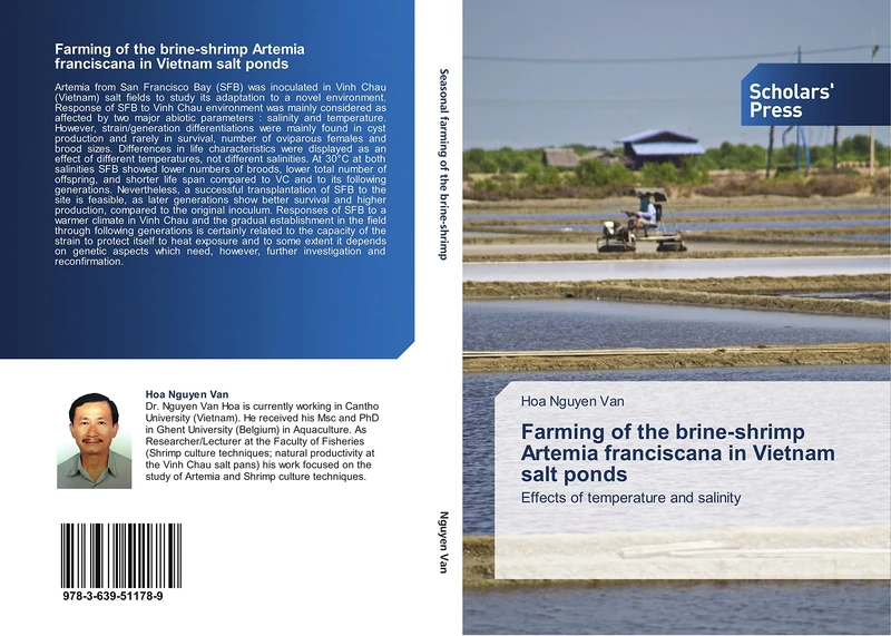 Farming of the brine-shrimp Artemia franciscana in Vietnam salt ponds: Effects of temperature and salinity
