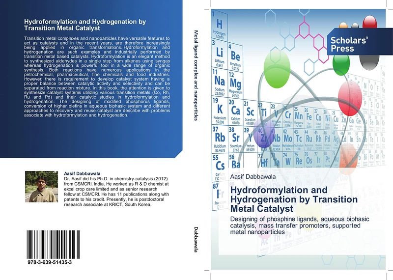 Hydroformylation and Hydrogenation by Transition Metal Catalyst: Designing of phosphine ligands, aqueous biphasic catalysis, mass transfer promoters, supported metal nanoparticles