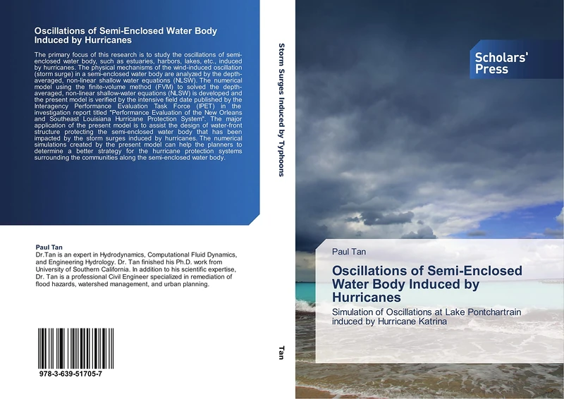 Oscillations of Semi-Enclosed Water Body Induced by Hurricanes: Simulation of Oscillations at Lake Pontchartrain induced by Hurricane Katrina - Image 1