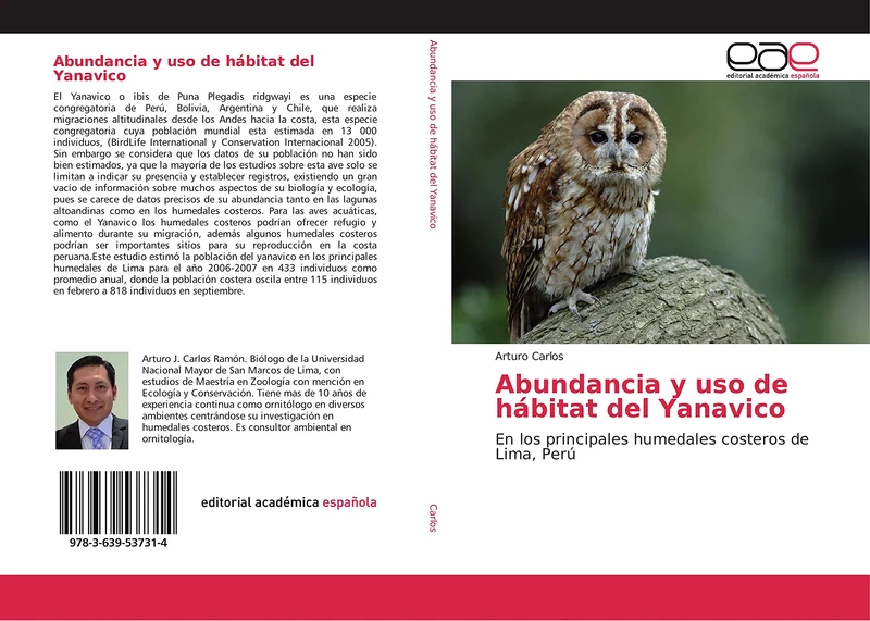 Abundancia y uso de hábitat del Yanavico: En los principales humedales costeros de Lima, Perú